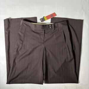 NWT Tory Burch wool “gaea pant”, in heather brown